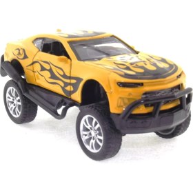 Resim Die Cast Çek Bırak Sarı Arazi Aracı 