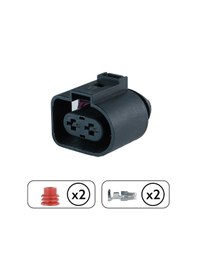 Resim Kalorifer Fan Motor Soketi 2 Pin Kablosuz 
