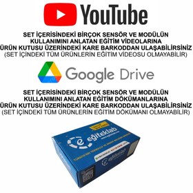 Resim eğiteklab ARDUİNO SÜPER BAŞLANGIÇ EĞİTİM SETİ ve LEHİMLEME SETİ 