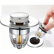 Resim Honeybeeshop Simli Evrensel Banyo Lavabo Tıkanmaz Sepet Saç Tutucu Pop-up Dren Filtresi 2 69cm 4 57cm Uygun 
