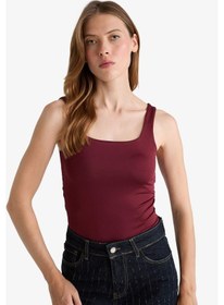Resim Defacto Kare Yaka Askılı Çıtçıtlı Body F8245ax25aubr115 Bordo-br115 