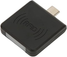 Resim RFID Telefon Kart Okuyucu, Cep Telefonu Kart Okuyucu Dahili Buzzer Sağlam Yüksek İletim Verimliliği 125 Khz Tak ve Cep Telefonu için Çalıştır (Siyah) 