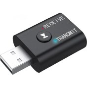 Resim Ally 2in1 Bluetooth 5.0 Mini USB Adaptör ve FM Verici Yüksek Hızlı Veri Aktarımı 