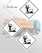 Resim Stickprint Çevreye Zararlı Madde Etiketleri 35x35 Cm 3 Adet. Please Clarify İf You Want The Translation To Be More Fo 