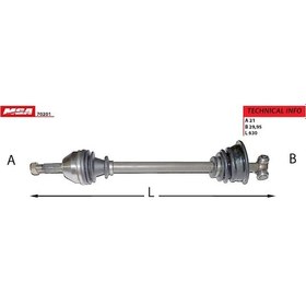 Resim Mga 70201 Aks Sol Renault 9 R11 
