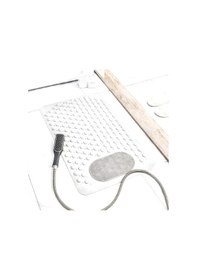 Resim Mainshop 2 Adet Vantuzlu Banyo Ve Duş Kaydırmazı Duşa Kabin Küvet Içi Banyo Paspası 36 X 69,5 Cm M-162 Beyaz 