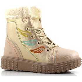 Resim YGTSHOES Star Kids Kız Çocuk Kürklü Bot 