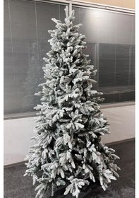 Resim Beysüs Yılbaşı Çam Ağacı Kendinden Karlı Lüks Yoğun Dallı 220 Cm 1100 Dal 