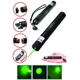 Resim Şarjlı Yeşil Lazer Pointer 100 Mw Go50602612760 