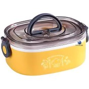Resim Vagonlife VGN540 1000ml Sarı Çelik Saklama Kabı 