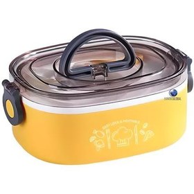 Resim Vagonlife VGN540 1000ml Sarı Çelik Saklama Kabı 