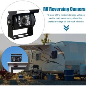 Resim Genel Markalar BÜYÜK METAL KASA 18 LED GECE GÖRÜŞ GERİ VİTES KAMERA 