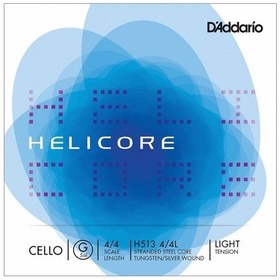 Resim D'addario H513 4/4m Helicore G Çello Teli (sol) 