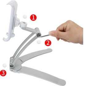 Resim MobaxAksesuar Tablet Telefon Tutucu Standı Teleskopik Duvar / Masa PB-41E 