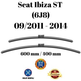 Resim Seat Ibiza St 6j8 2011 2012 2013 2014 Uyumlu Ön Cam Silecek Süpürgesi Takımı 600/400mm Silbak Sb2416c 