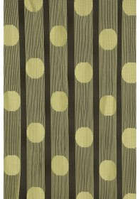 Resim Puanlı Model Yeşil Renk İp Perde Hazır Düğmeleri Dikilmiş İp Perde 300 280 Cm Yeşil 