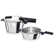 Resim Fissler Vitaquick Glossy Düdüklü Tencere 4,5+2,5 Litre 