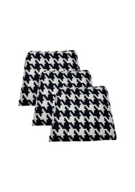 Resim Knsz sırt minderi 3 lü mazlum kono kumaş cırtlı tel sandalyesi sırtı için 