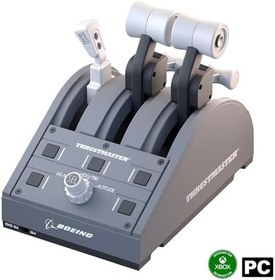 Resim Thrustmaster TCA Quadrant Boeing Edition - PC ve Xbox Series X|S'de Uçuş Simülasyonu için Yüksek Hassasiyetli Gaz Kelebeği Kadranı 