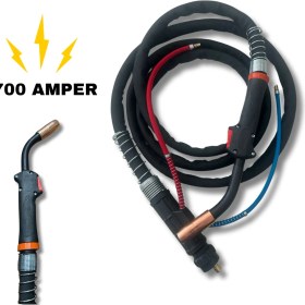Resim Mig/Mag S700 Su Soğutmalı Gazaltı Kaynak Torç 3 Mt. 700 Amper 