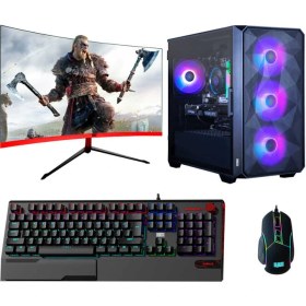 Resim Turbox TX4180 Intel Core I5 11400F 16GB Ram 512GB Nvme 8gb RX580 256BIT 27 Inç Curved 165Hz Freedos Oyun Bilgisayarı 