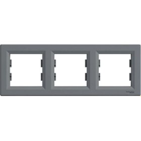 Resim Toptanelektrik Schneider Eph5800362 Asfora Çelik Üçlü Yatay Çerçeve 