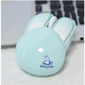 Resim Kablosuz Pıllı Mouse Mavı Tavsan Mou-6003-m 