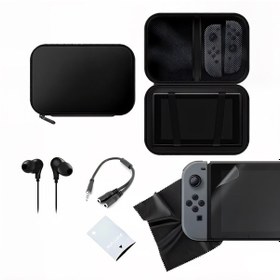Resim Yues Nintendo Switch Uyumlu Taşıma Çantası Ekran Koruyucu Ve Kula 