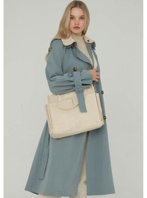 Resim Manuka Deri Everyday Bag Bej Bej 