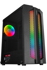 Resim Rampage X-base Temper Camlı 600w 80 Plus Bronze Argb Fanlı Gaming Oyuncu Kasası 