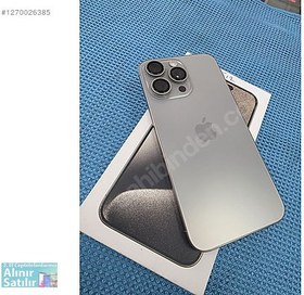 Resim Apple iPhone 15 Pro Max İkinci El TR | 512 GB | Natürel Titanyum 