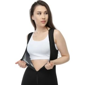 Resim FİT1BEDEN Fermuarlı Sauna Termal Tulum 