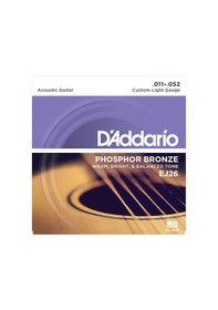 Resim Akustik Gitar Tel Seti, Phosphor-bronze, Custom Lı 