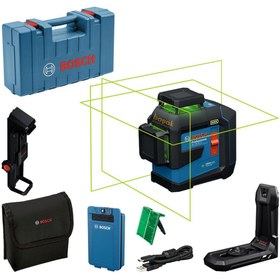 Resim Bosch GLL 80-33 G Akülü Yeşil Lazer Terazi 3x360 Derece Mıknatıs Sehpalı 