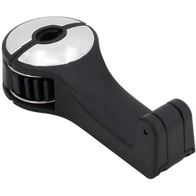 Resim İki Bir Arada Araç Koltuk Başlığı Kancası, Gizli Yaratıcı Kilit Toka Tipi Kanca, Arka Araç Telefon Tutucusu İçin Otomatik Sabitleme Klipsi 