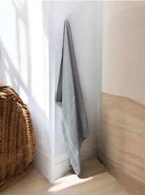 Resim Büyük Boy Banyo Havlusu, Duş Havlusu, Tek Silgi 95 X 145cm Gri 