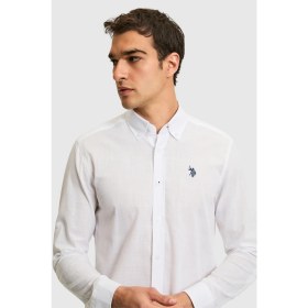 Resim U.s. Polo Assn. Erkek Beyaz Gömlek Basic 50324660-VR013 