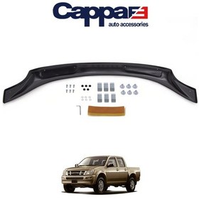 Resim Cappafe Isuzu D-Max Ön Kaput Koruyucu Rüzgarlık 4Mm Abs 2002-06 