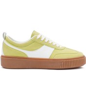Resim Derimod ACBC x Derimod Kadın Sarı Bağcıklı Süet Sneaker 25SFD435210 