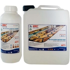 Resim Arc 150 Ultra Şeffaf Döküm Tipi -parlak Epoksi Reçine-5 Kg set 