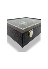 Resim RichBox 20'Li Saat Kutusu Timsah Kahve 