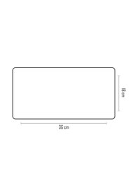 Resim Asra Trend Doğal Sunum Servis Kesme Tahtası Meşe 