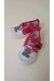 Resim Gezer Kız Çocuk Okul Kreş Ev Panduf Ayakkabı 