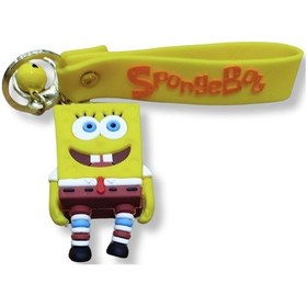 Resim Sünger Bob Karepantolon Premium 3d Figürlü Bilek Kayışlı Anahtarlık - 1 Adet 