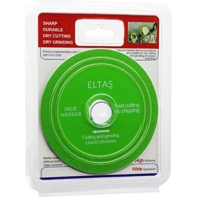 Resim Cam Kesme Yeşil Hassas Kesici Disk - Taşlama 115x22x23x15mm 