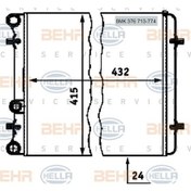 Resim Radyatör 8mk376713774 Golf-ıv Bora 1.4 16v 1j0121253k 