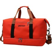 Resim Seyahat Çantası Büyük Spor Çantası Erkek Kadın Seyahat Çantaları Islak Bölmeli Ve Ayakkabı Bölmeli Seyahat Tatil Spor Salonu Spor Fitness Spor Çantası Diğer 