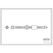 Resim CORTECO 19035287 Fren Hortumu On 570Mm W164 X164 05 1644200348 (WP991813) 