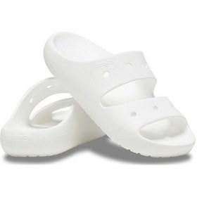 Resim Crocs Classic Sandal V2 Unisex Terlik 209403-100 Beyaz 