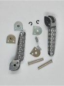 Resim Karadeniz Motor FR043 2009-2013 Ducati Monster 796 Uyumlu Arka Basamak Set Sağ Sol Takım 